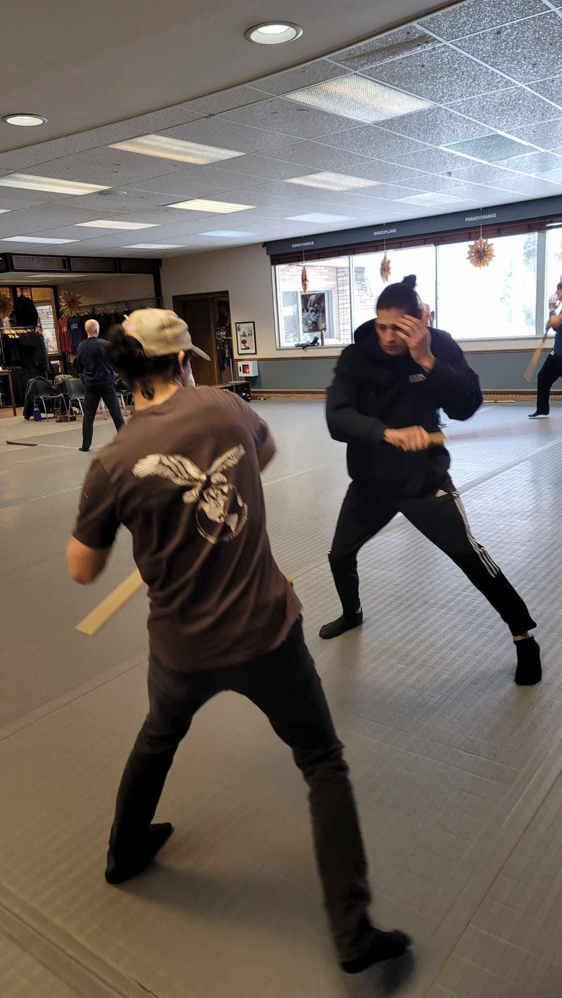 KALI action drill at Leadership Academy