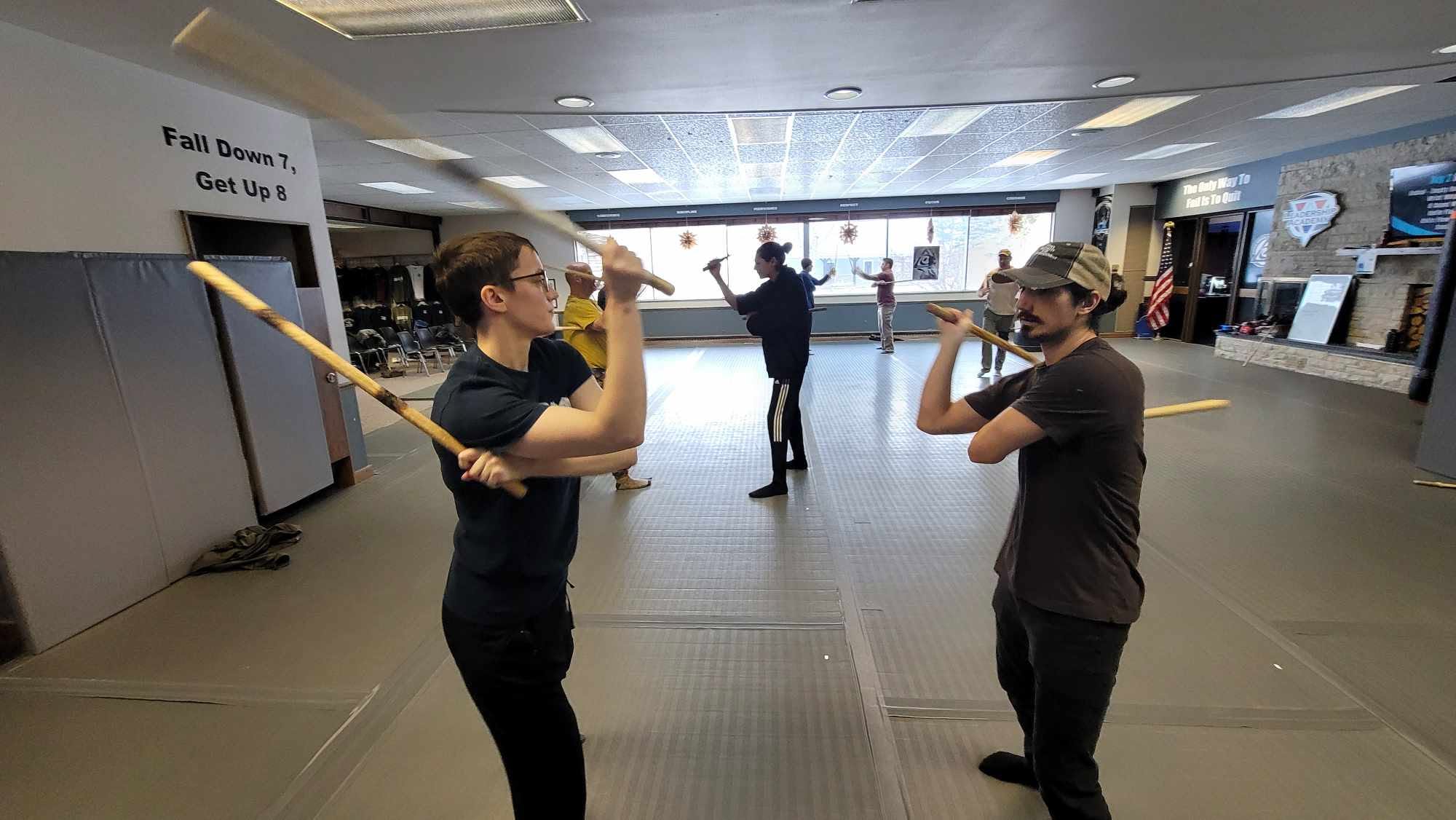 KALI flow drill with sticks