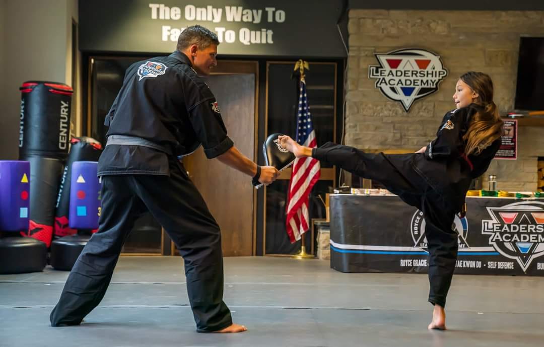 Leadership Academy youth martial arts class